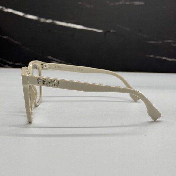 NEW FENDI FE50087I 057 EYEGLASSES WHITE WOMEN EYEWEAR - Picture 7 of 10